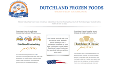 Desktop Screenshot of dutchlandfrozenfoods.com