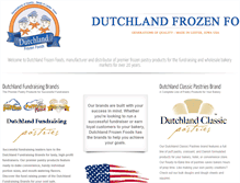 Tablet Screenshot of dutchlandfrozenfoods.com